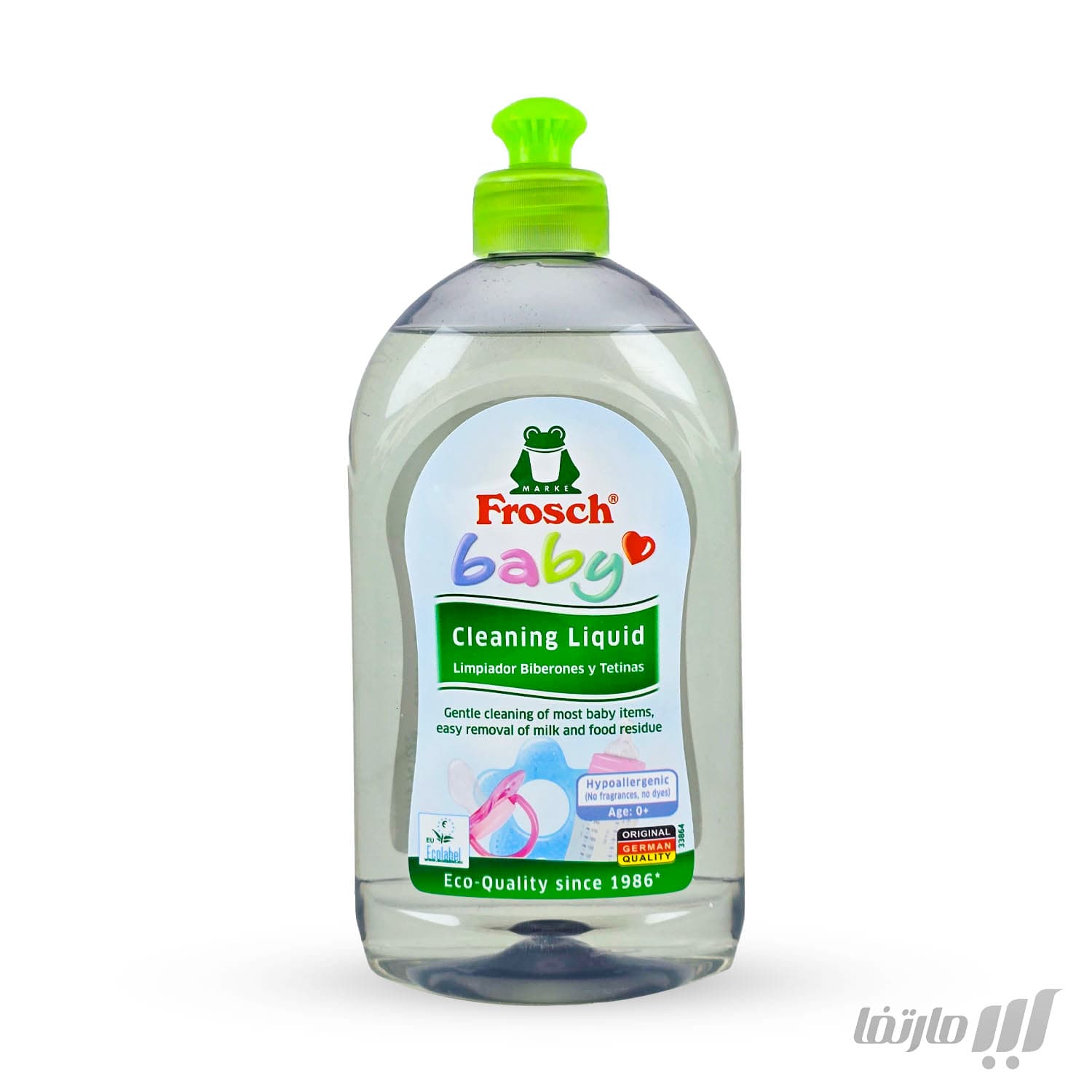 مایع شست‌وشوی بطری و پستانک نوزاد Frosch Baby Cleaning Liquid