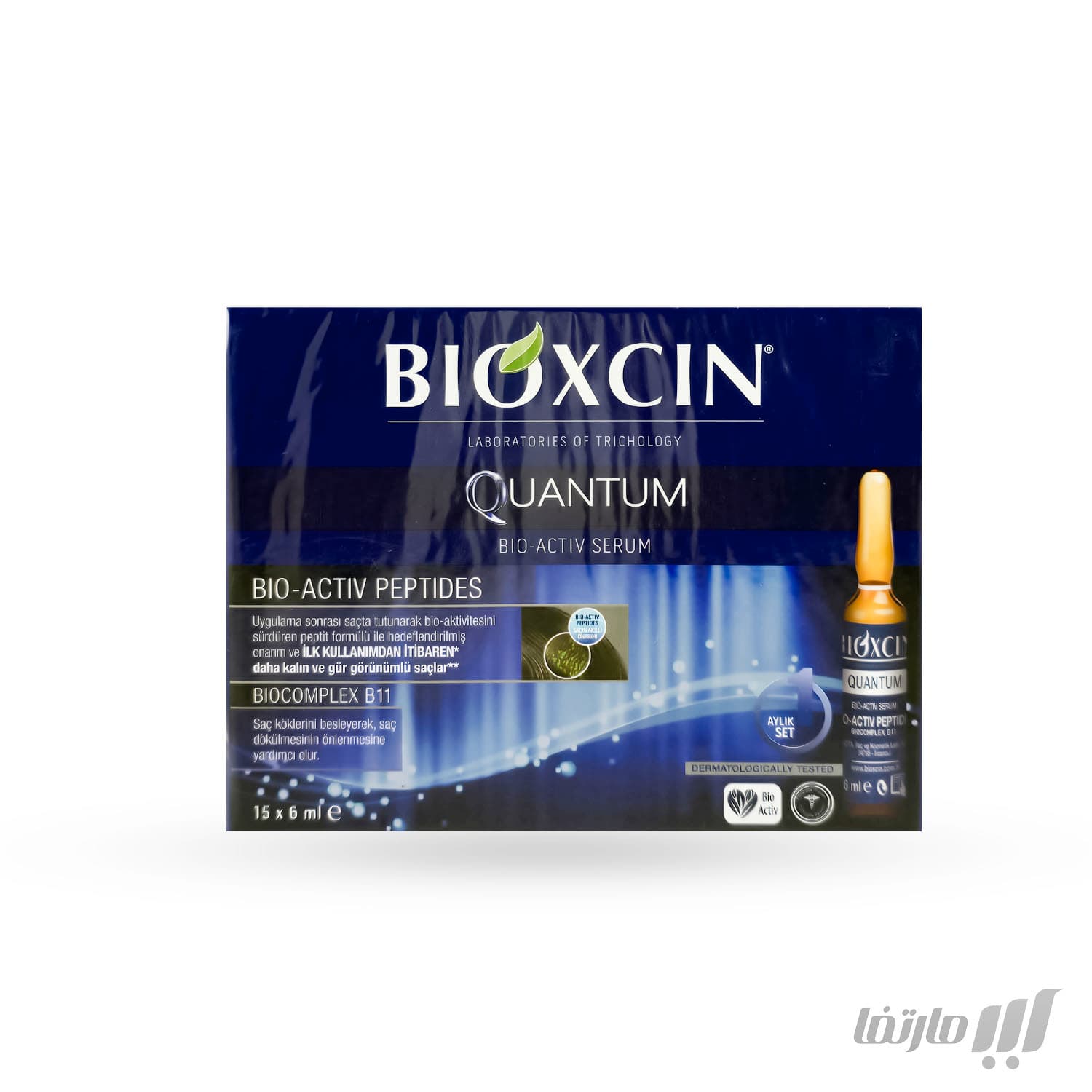 سرم ضد ریزش مو بیوکسین مدل Quantum Bio-Activ - بسته 15 عددی 6 میلی‌لیتری